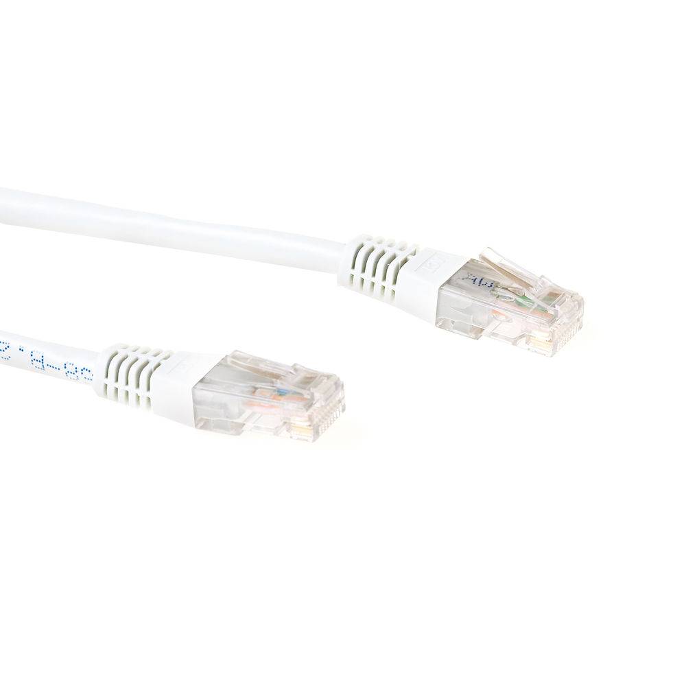 ACT IB8301 CAT6 U/UTP LSZH Patchkabel - Weiß - 1 Meter
