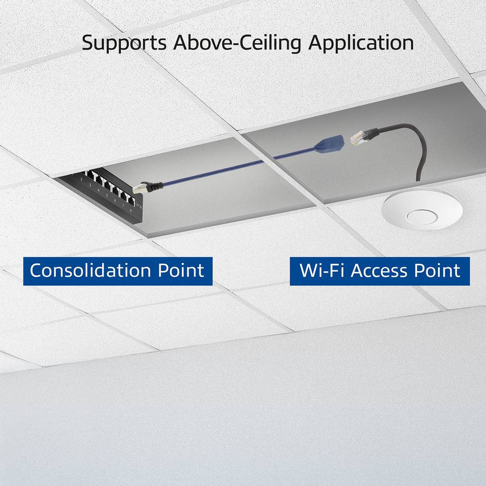 ACT FB1505 CAT6A-Verlängerungskabel (RJ45) | LSZH | SFTP | CAT6A | MPTL | Snagless | Blau | 5 Meter