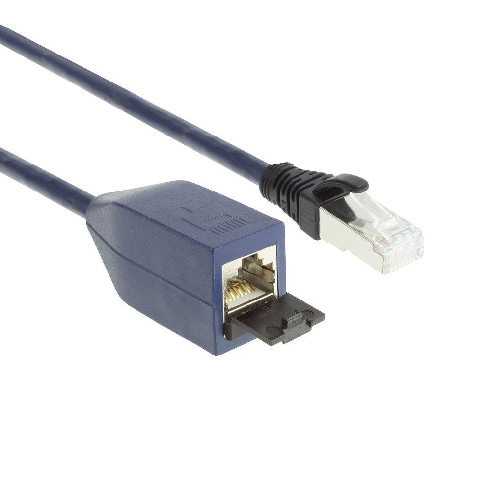 ACT FB1510 CAT6A-Verlängerungskabel (RJ45) | LSZH | SFTP | CAT6A | MPTL | Snagless | Blau | 10 Meter