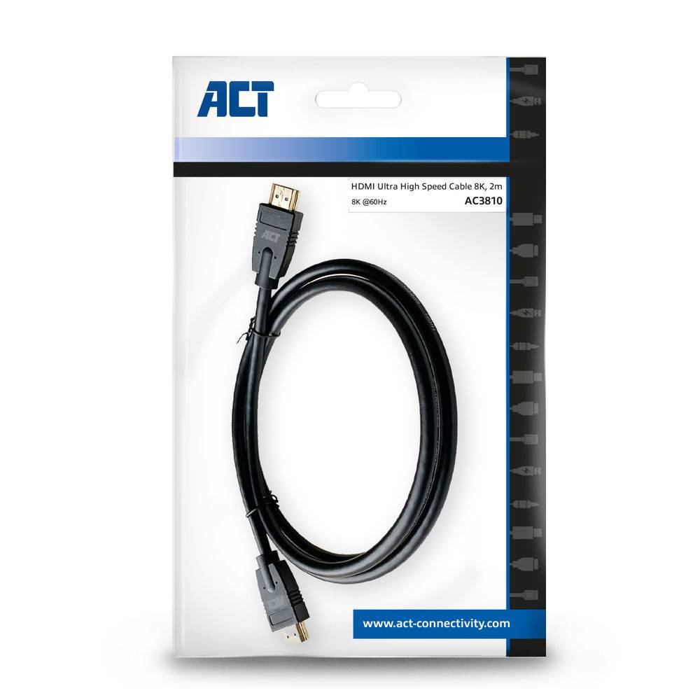 ACT AC3810 8K Ultra High Speed HDMI Kabel - 2 Meter