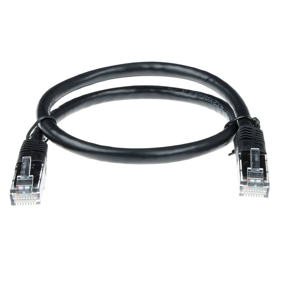 ACT IB9951 LSZH U/UTP CAT6 Patch Cord Schwarz - 1,5 Meter