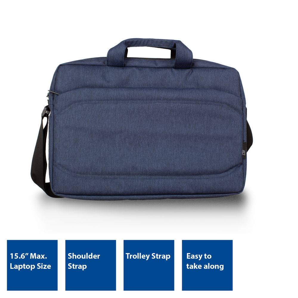 ACT AC8555 Metro Bügelgriff Laptop-Tasche Blau - 15,6 Zoll