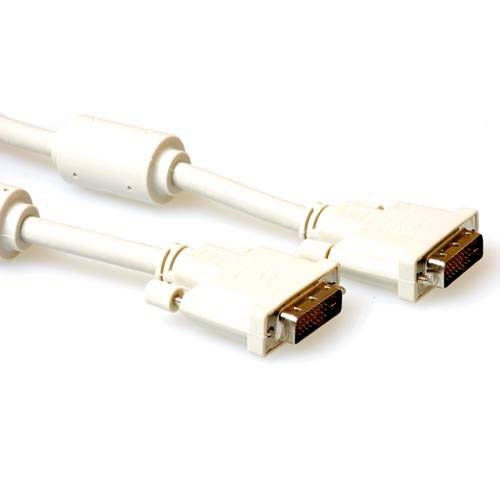 ACT AK3632 Hochwertiges DVI-D Dual-Link-Verbindungskabel Stecker/Stecker - 5 Meter