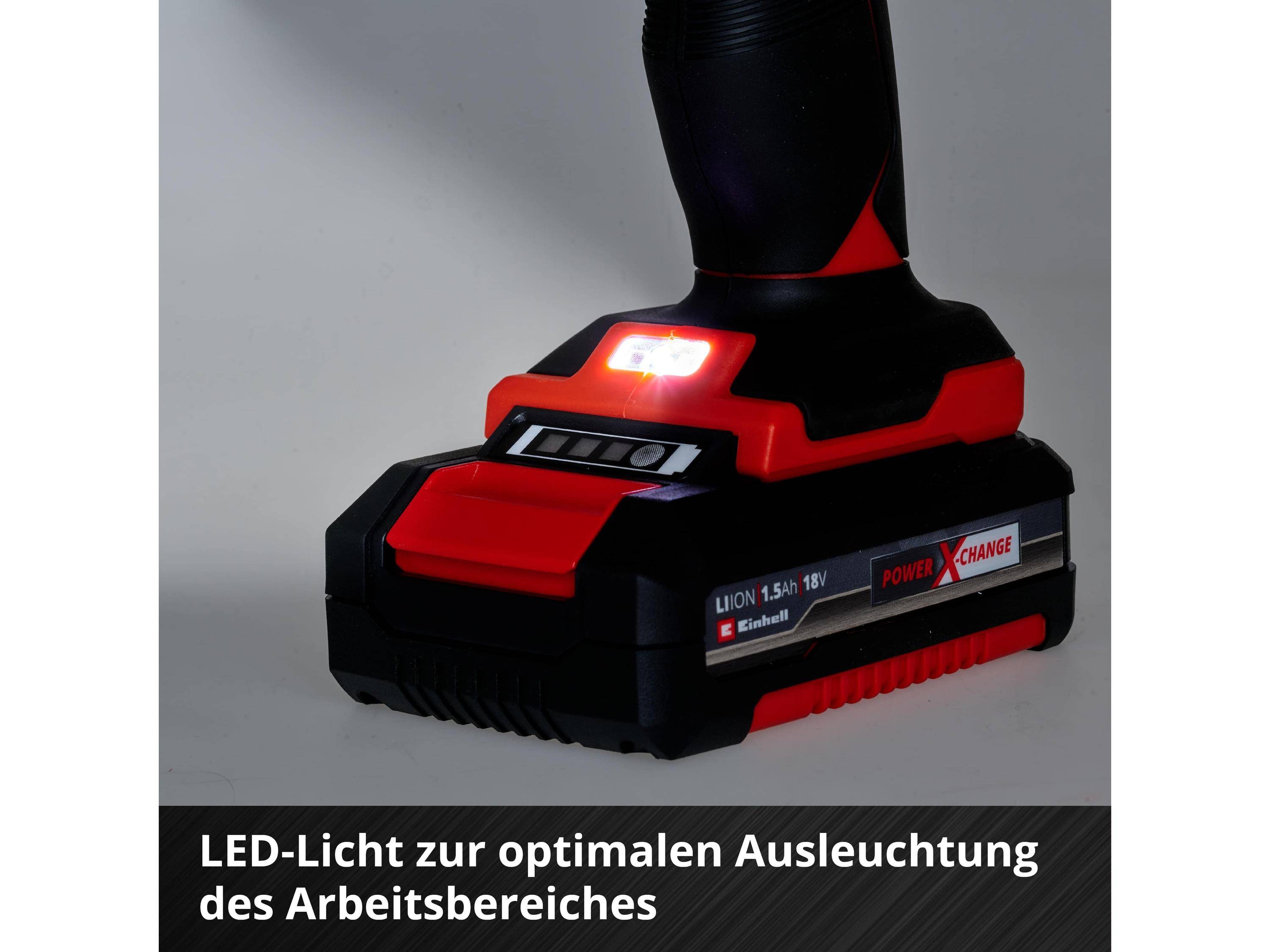 Einhell TC-CD 18/35 Li 4513914 Akku-Bohrschrauber 18 V 1.5 Ah Li-Ion inkl. Akku, inkl. Ladegerät