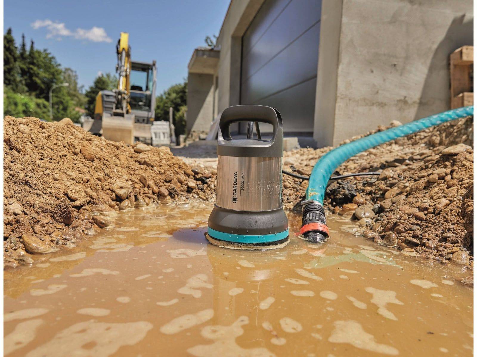 Gardena 9044-61, Schwarz, Edelstahl, Edelstahl, 10 m, 20000 l/h, 7 m, 9 m