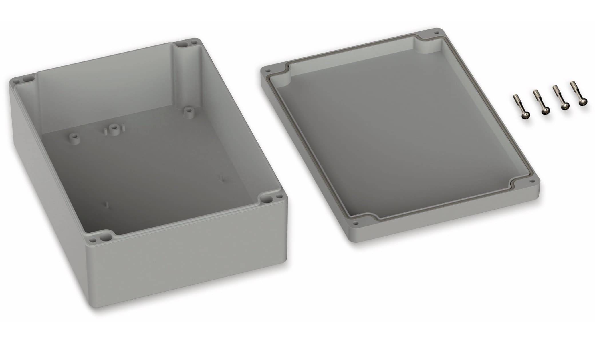 POLLIN, ABS Gehäuse, 200 x 150 x 75 mm, IP65, Lichtgrau