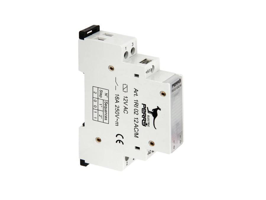 PERRY Stromstoss-Schalter 1RI0212AC/M, 12 V~, 2 Kontakte