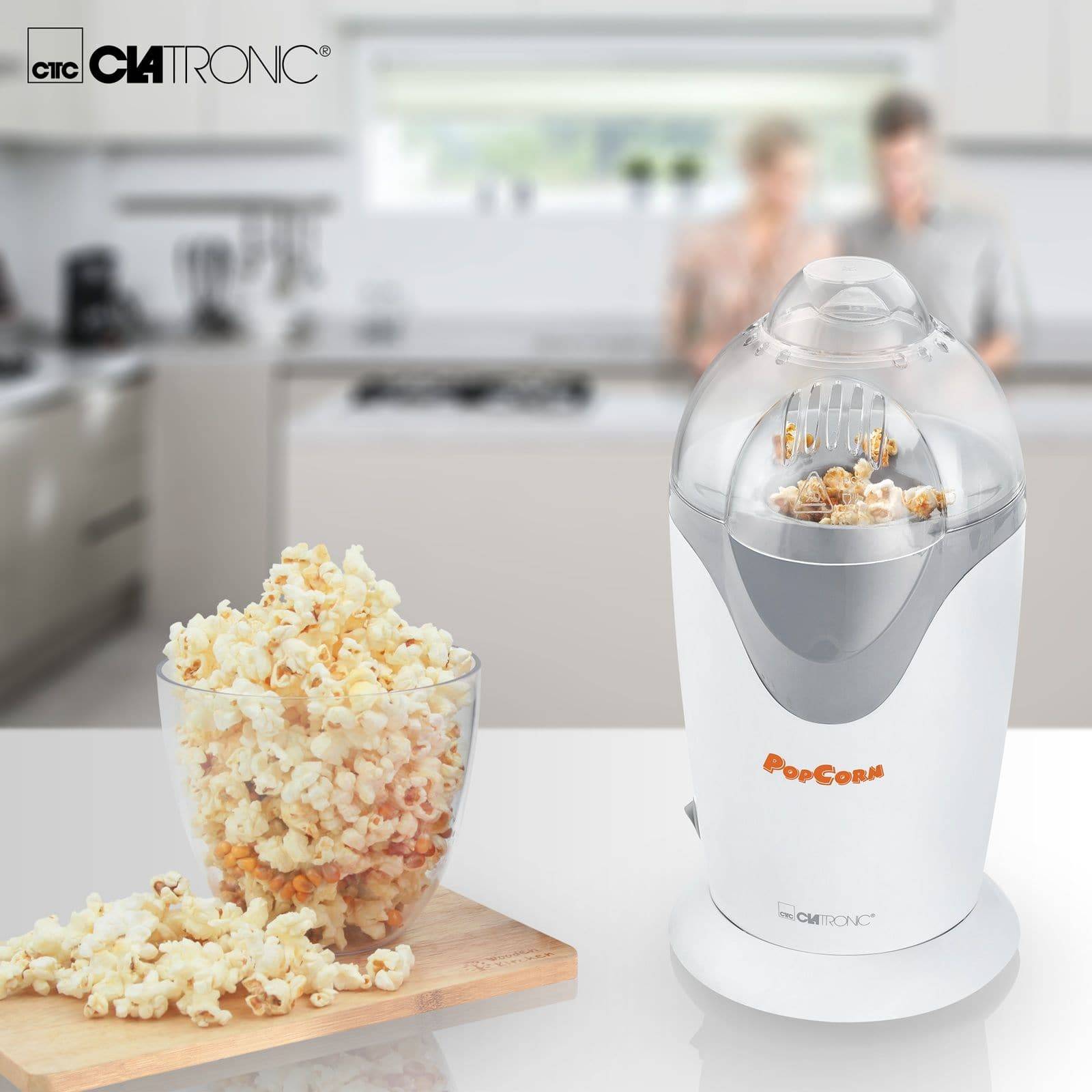 Clatronic PM 3635 263335 Popcorn-Maker Weiß, Grau
