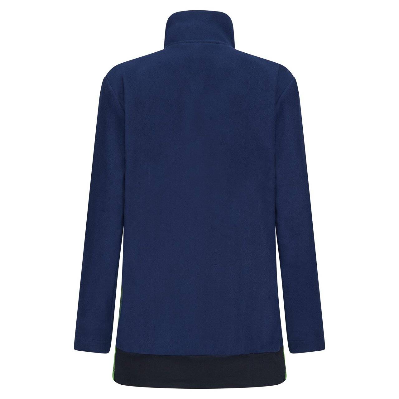 ESD-Fleecejacke mit langem Zip, Damen, marineblau/grün, S