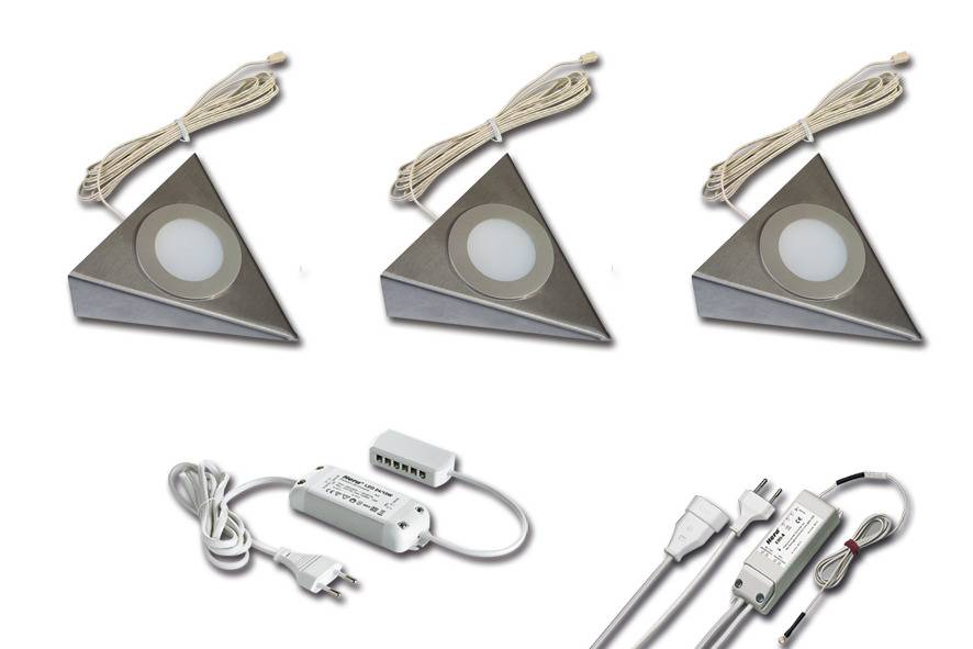 Hera 3er-Set LED-UB-Leuchte 61055931202