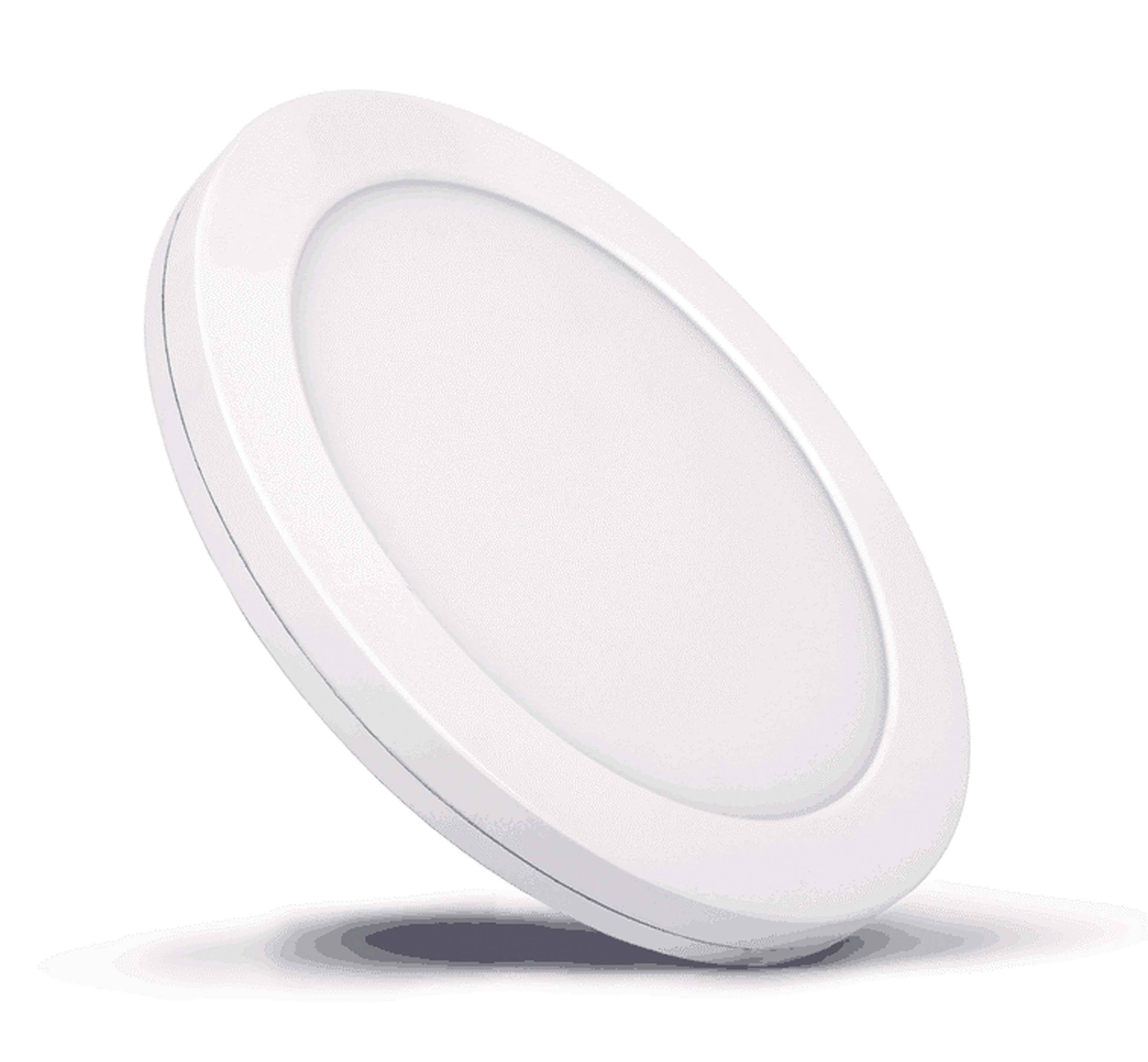 abalight LED-Sensorleuchte 18W 3000-5000K A mt 1620lm ws Konv IP30 Ø220mm Kst_opal
