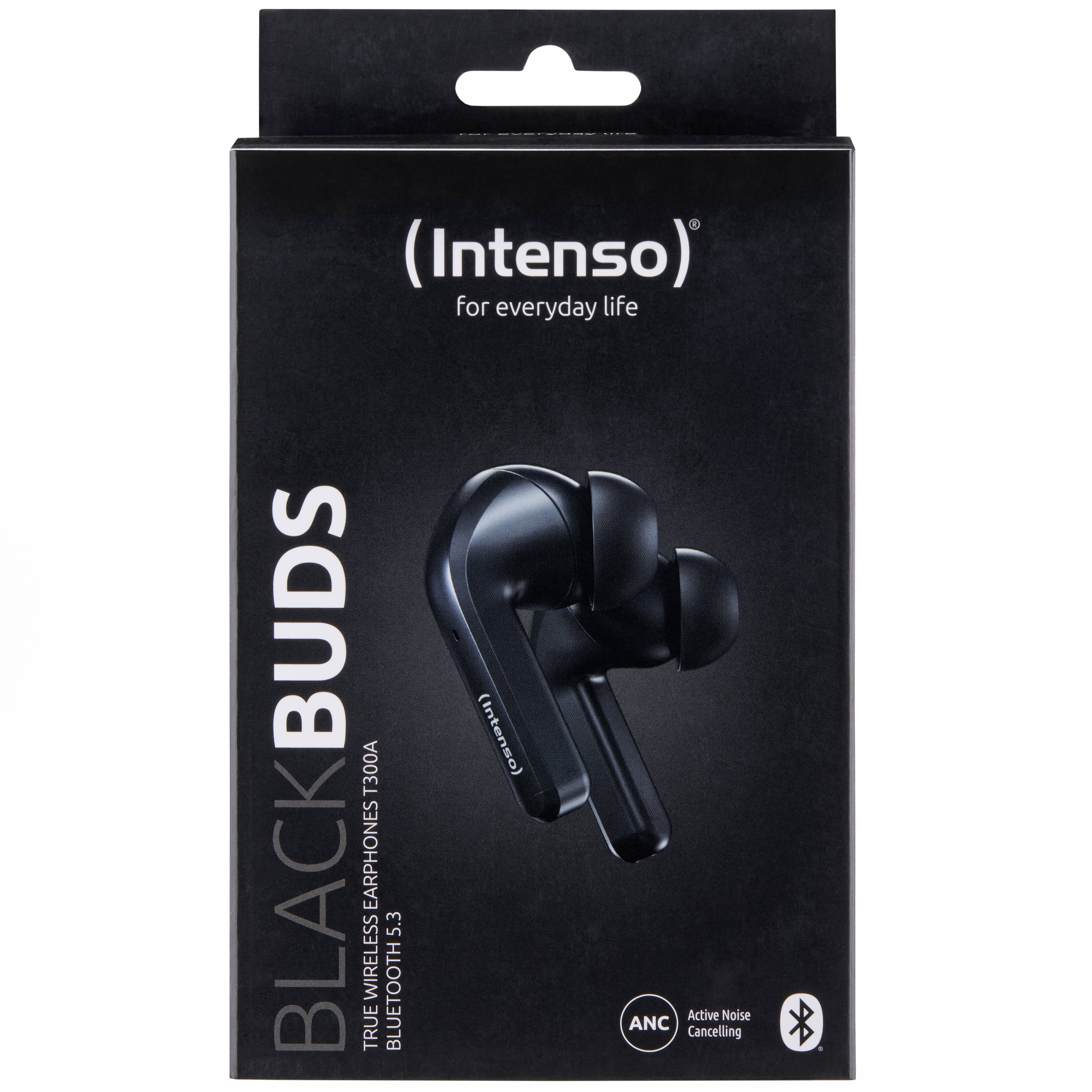 Intenso Black Buds – TWS True Wireless Kopfhörer T300A, schwarzAktive