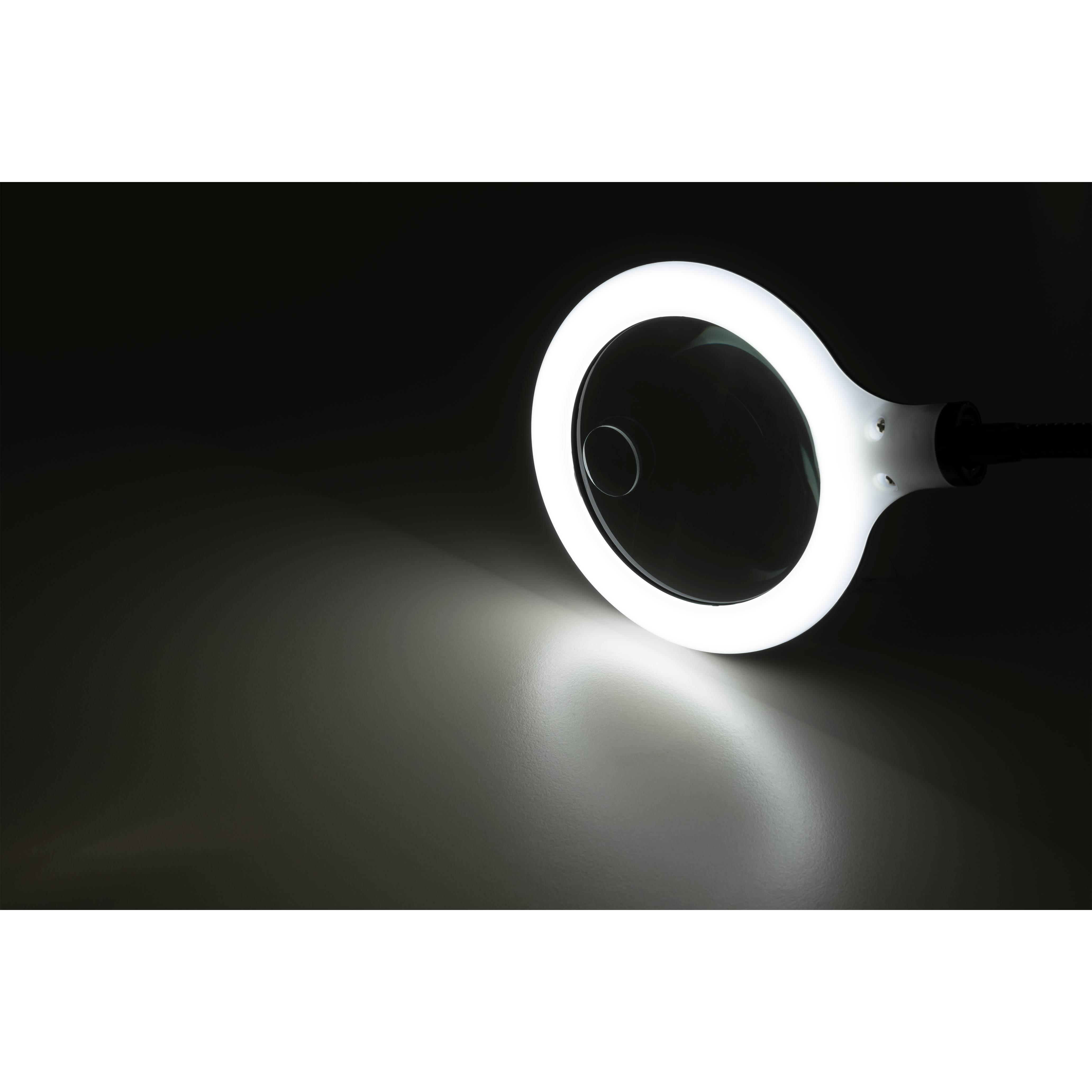 Dritte Hand mit LED-Lupe McPower "11M", 4W, mit USB-Anschluss