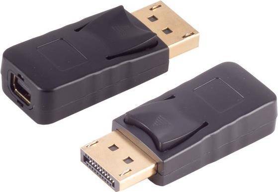 DisplayPort 1.2 Adapter, DisplayPort Stecker auf Mini DisplayPort Buchse, 4K
