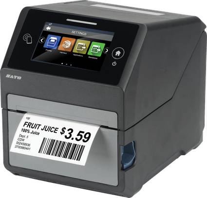 SATO CT4-LX, Direkt Wärme/Wärmeübertragung, POS-Drucker, 203 x 203 DPI, 8 ips, 0.08 - 0.19 µm, 12,8 cm