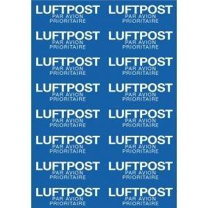 HERMA Textetiketten ''Mit Luftpost'' 12.5 x 40 mm 320 Stück (15035)