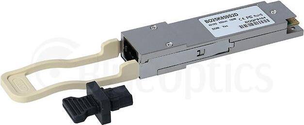 Atto QSFP-0040-R10 BO25K859S2D QSFP Transceiver, 40GBASE-SR4, Multimode Fiber, 4