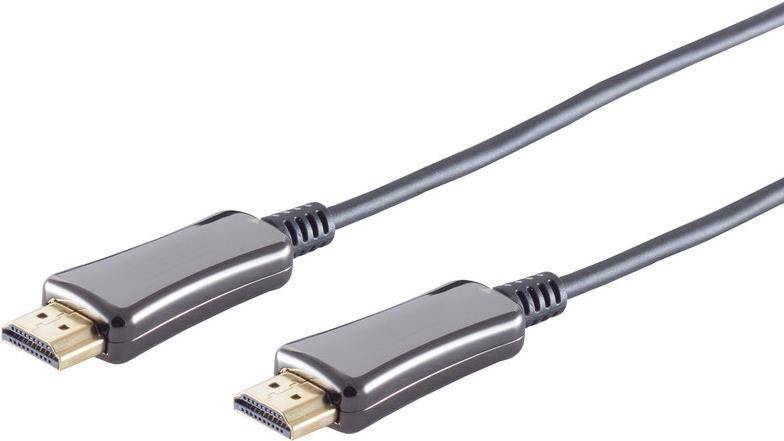 Optisches HDMI Kabel 4K 60Hz schwarz - Länge 75.00 m 30-05755 - Kabel - Digital/
