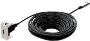 Kindermann Konnect flex 45 click - Highspeed - HDMI-Kabel mit Ethernet - 15,0m - Hybrid Kupfer/Kohlefaser - Active Optic