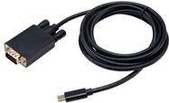 Akasa AK-CBCA17-18BK - USB Type-C - VGA - 1,8 m - Schwarz - to VGA - 1.8m