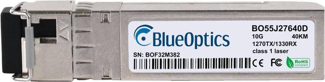 BlueOptics Level One SFP-10G-BXU BlueOptics BO55J27640D SFP+ Bidi Transceiver, LC-Simplex,