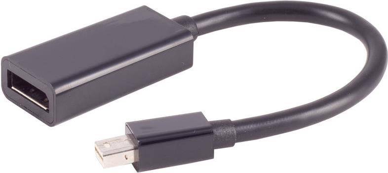 Mini DisplayPort 1.2 Adapter, Mini DisplayPort Stecker auf DisplayPort Buchse, 4K, 0,2m