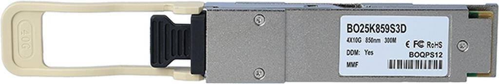 BlueOptics Ixia QMM850-PLUS-CSR4 BlueOptics BO25K859S3D QSFP Transceiver, 40GBASE-ESR4, Multimode