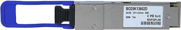 BlueOptics Juniper 740-056707 BlueOptics BO25K13602D QSFP Transceiver, 40GBASE-LR4L, Singlemode Fiber, 4xWDM, 2KM