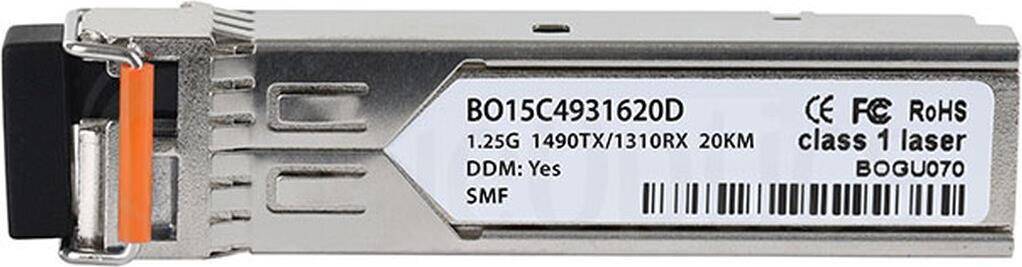 BlueOptics FibroLAN B309 BlueOptics BO15C4931620D SFP Transceiver, LC-Simplex, 1000BASE-BX-D,