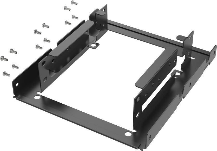 hama 00200759 Einbaurahmen für 2x 2,5" SSD- und HDD-Festplatten in 3,5" Einschub