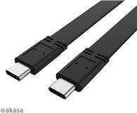 Akasa AK-CBUB60-10BK - 1 m - USB C - USB C - USB 3.2 Gen 2x2 - 20 Gbit/s - Black
