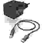 hama 00201623 Schnellladegerät m. Ladekabel USB-C, Mini-Ladegerät, PD, 25W, 1,5m, Schwarz