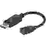 shiverpeaks®-DisplayPort 1.2 Adapter, DisplayPort Stecker auf Mini DisplayPort Buchse, 4K, 0,2m
