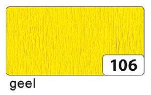 Folia Paper Crepe Paper Folia 250x50 cm NR106 Gelb | 10 Stück