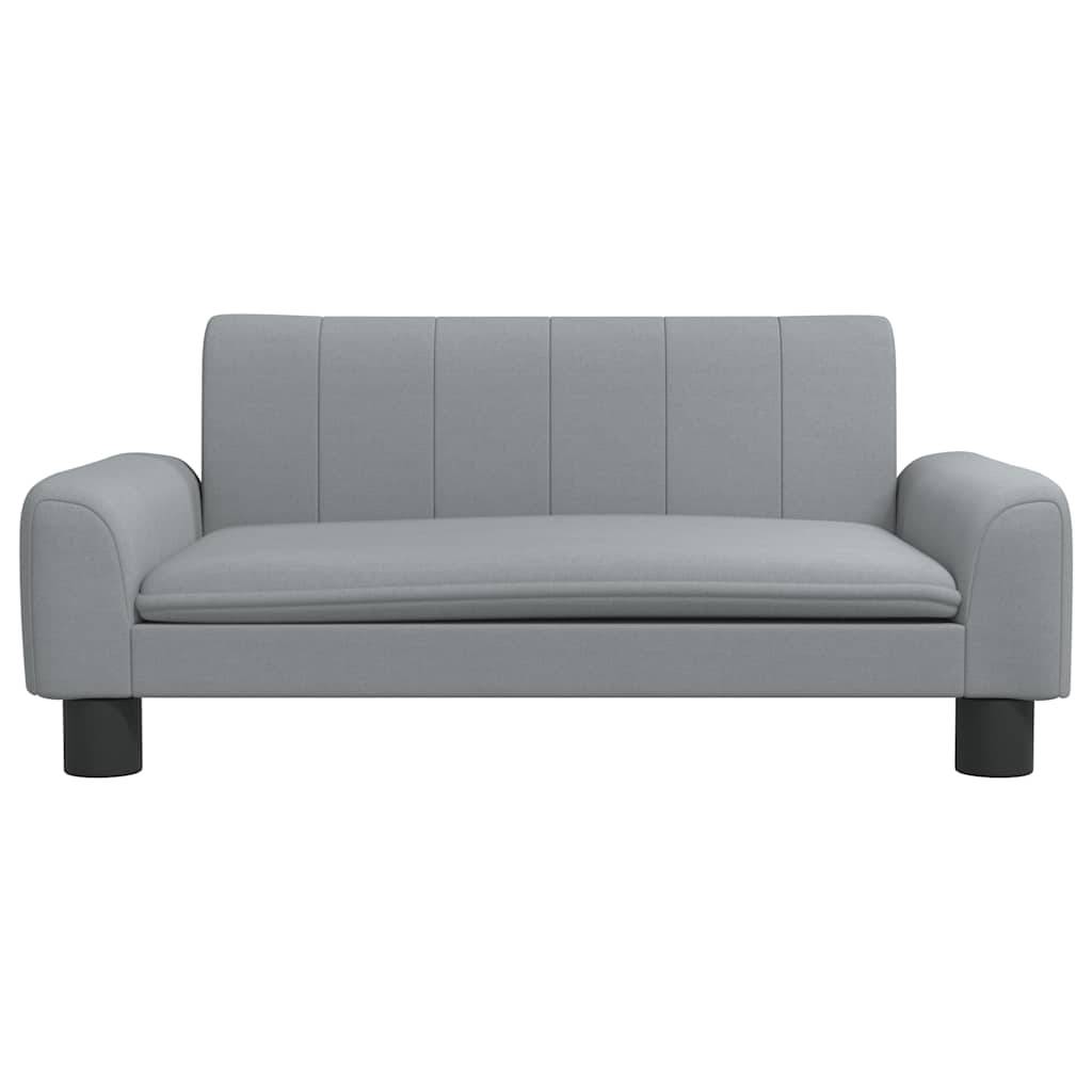 vidaXL Hundebett Hellgrau 70x45x30 cm Stoff