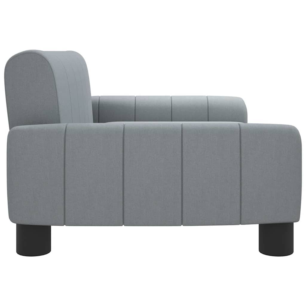vidaXL Hundebett Hellgrau 70x45x30 cm Stoff