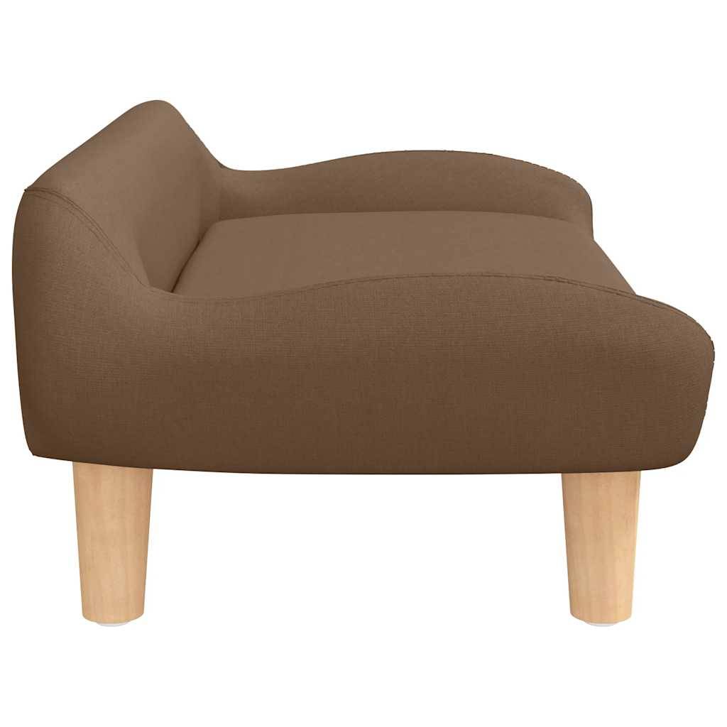 vidaXL Hundebett Braun 70x40x24 cm Stoff
