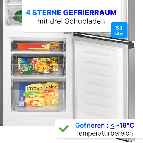 Bomann Kühl-/Gefrierkombination KG 322.1 schwarz 175 Liter Bomann Kühl-/Gefrierkombination KG 322.1 schwarz 175 Liter