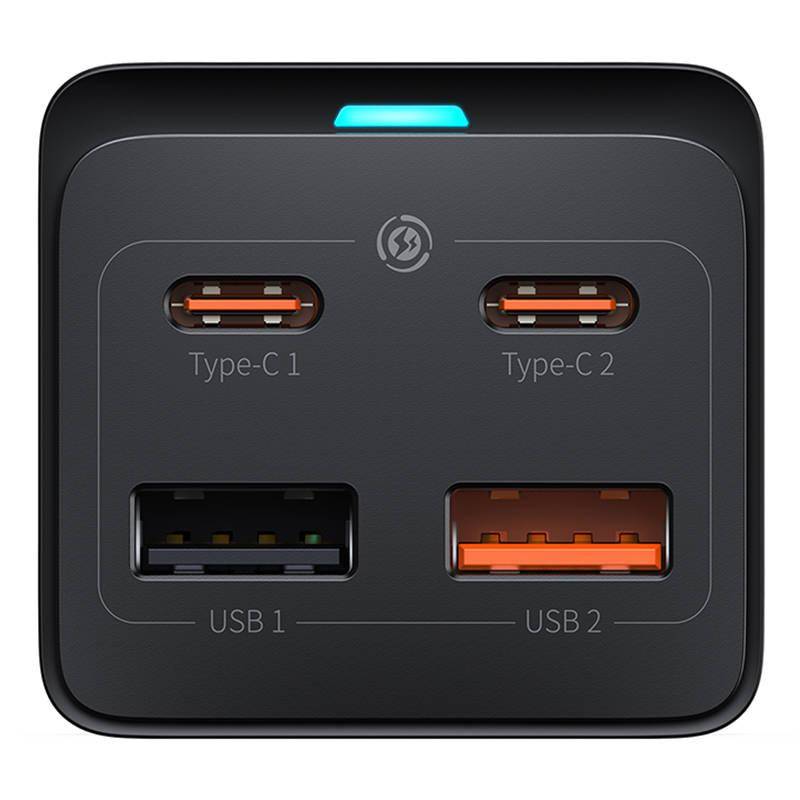 Baseus GaN3 Pro Desktop Ladebox / Powerstrip 2xUSB + 2xUSB-C + AC, 65W