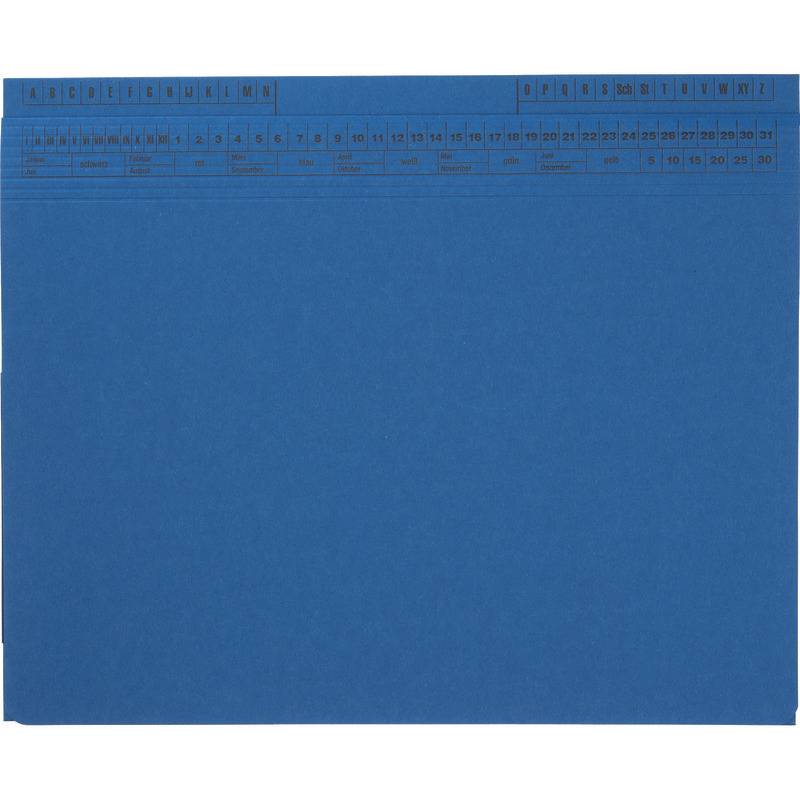 SoldanPlus Kanzlei-Hängehefter CLASSIC, 1 Abheftvorrichtung, Rechts-/Lin, blau