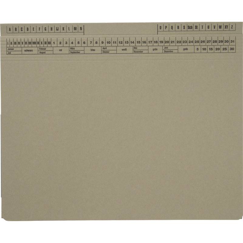 SoldanPlus Kanzlei-Hängehefter CLASSIC, 1 Abheftvorrichtung, Rechts-/Lin, grau