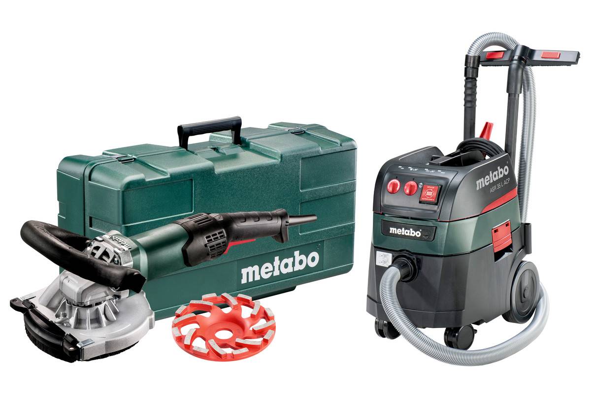 Metabo RSEV 19-125 RT + ASR 35 L ACP Set 691000000 Tellerschleifmaschine 1900 W