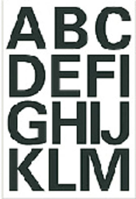 Herma 4167 25mm Label A-Z Black | 10 Stück