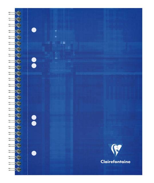 CollegeBlok Clairefontaine Studium A5+ 6-Gats 80 PLZ Fenster 5x5mm Assorti