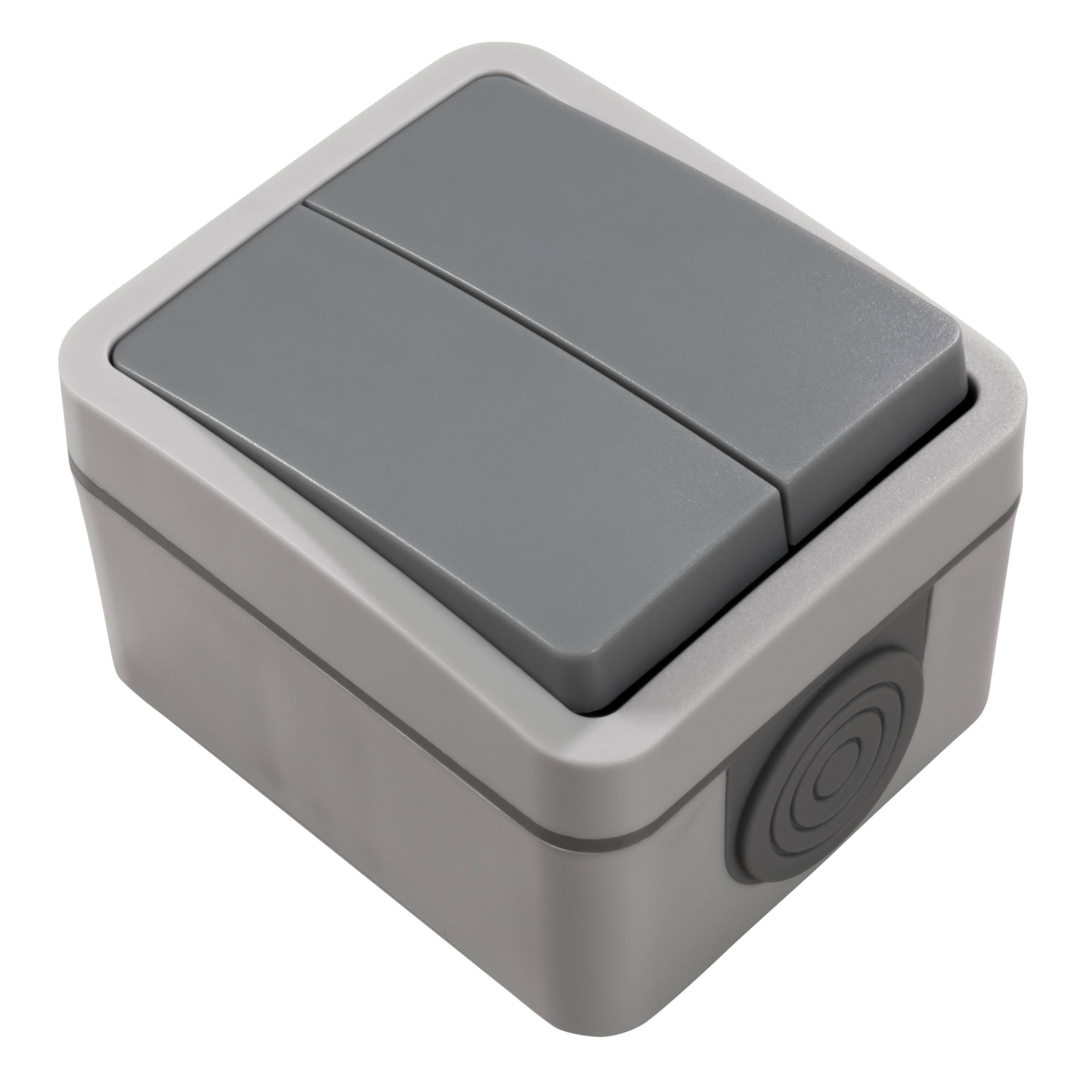 Feuchtraum Serienschalter McPower "Fix", Steckanschluss , IP54, 250V~/10A, AP