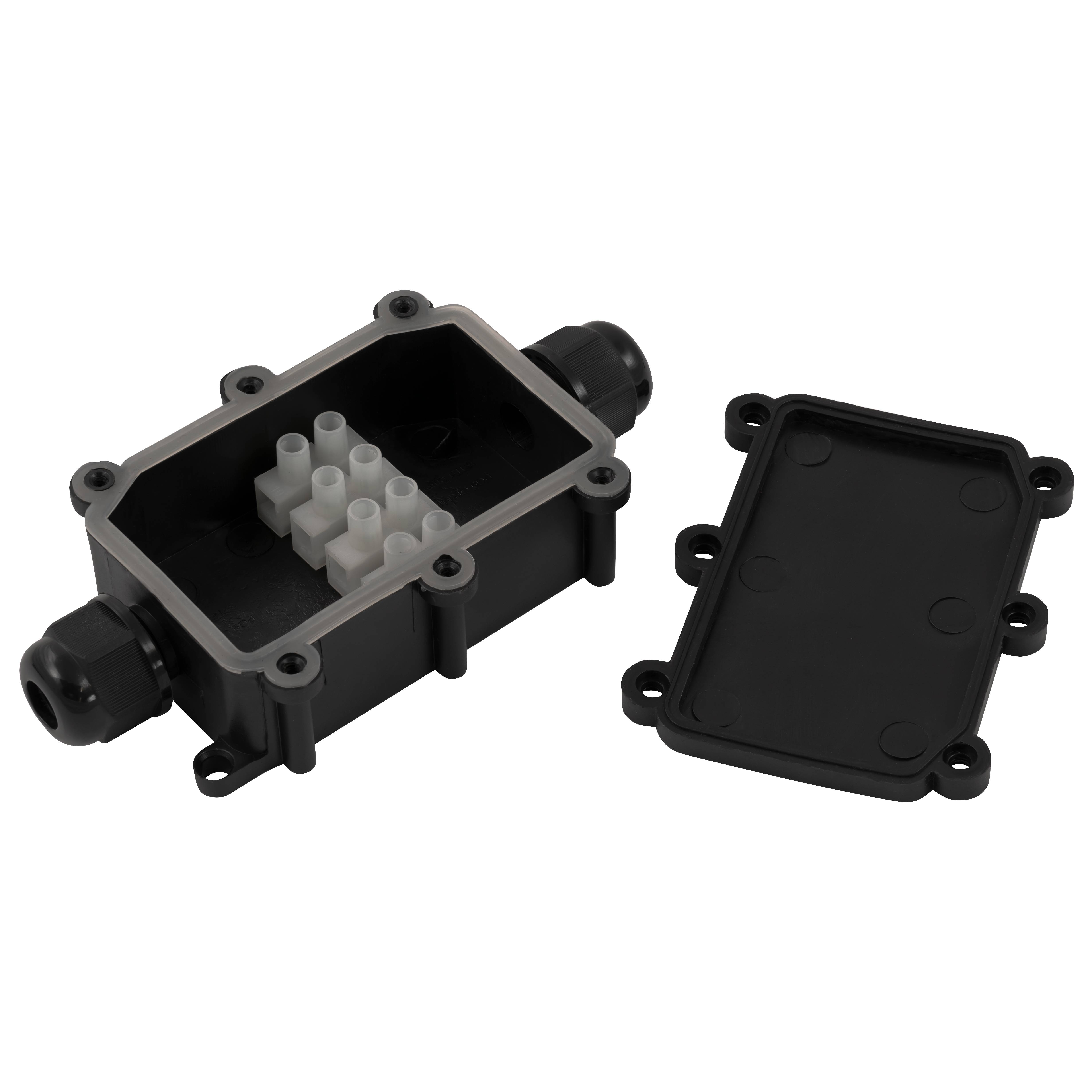 Abzweigdose McPower, IP68 - für Außen, 1 Ein- und 1 Ausgang, 124x45x32mm