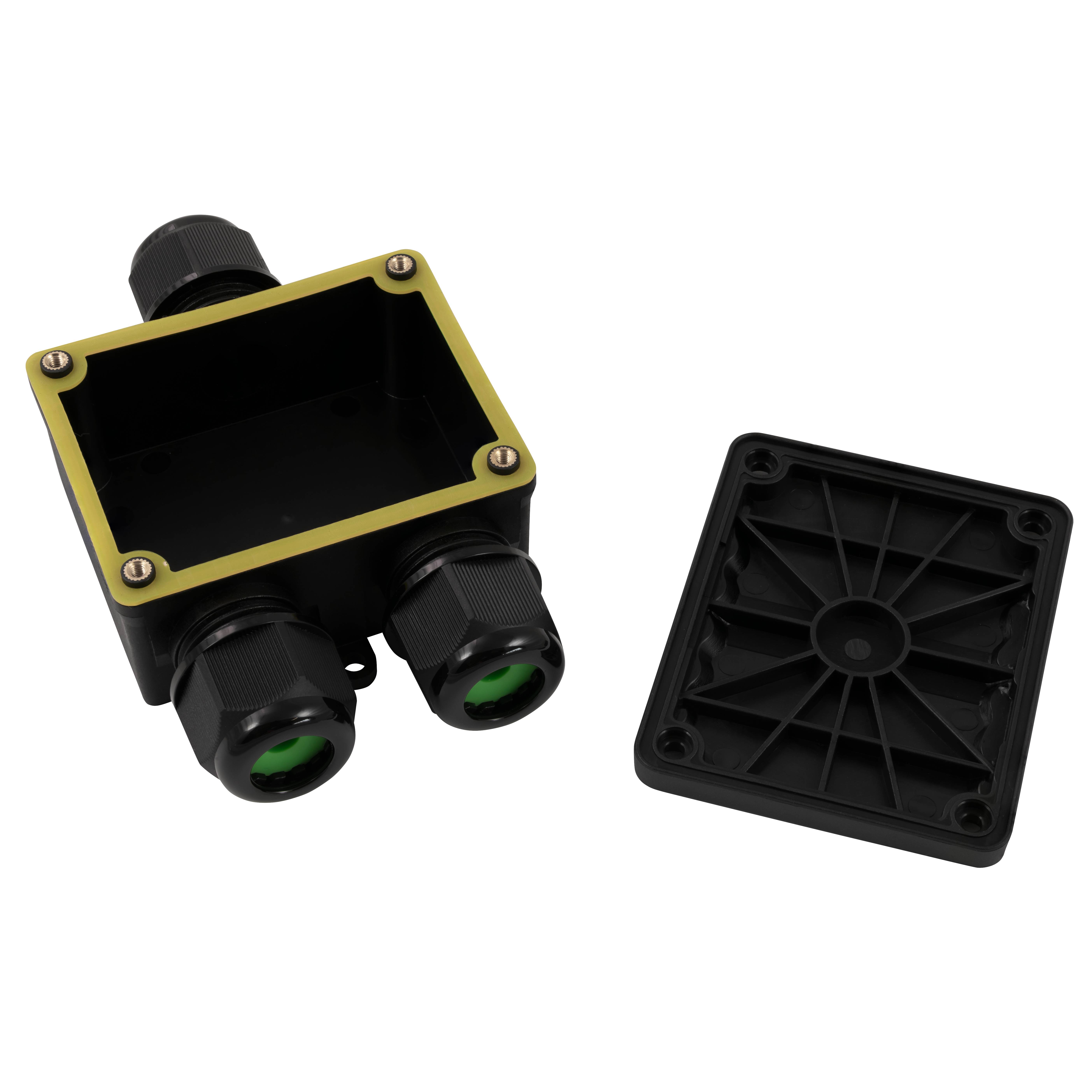 Abzweigdose McPower, IP68 - für Außen, 1 Ein- und 2 Ausgänge, Y-Version, 123x82x42mm