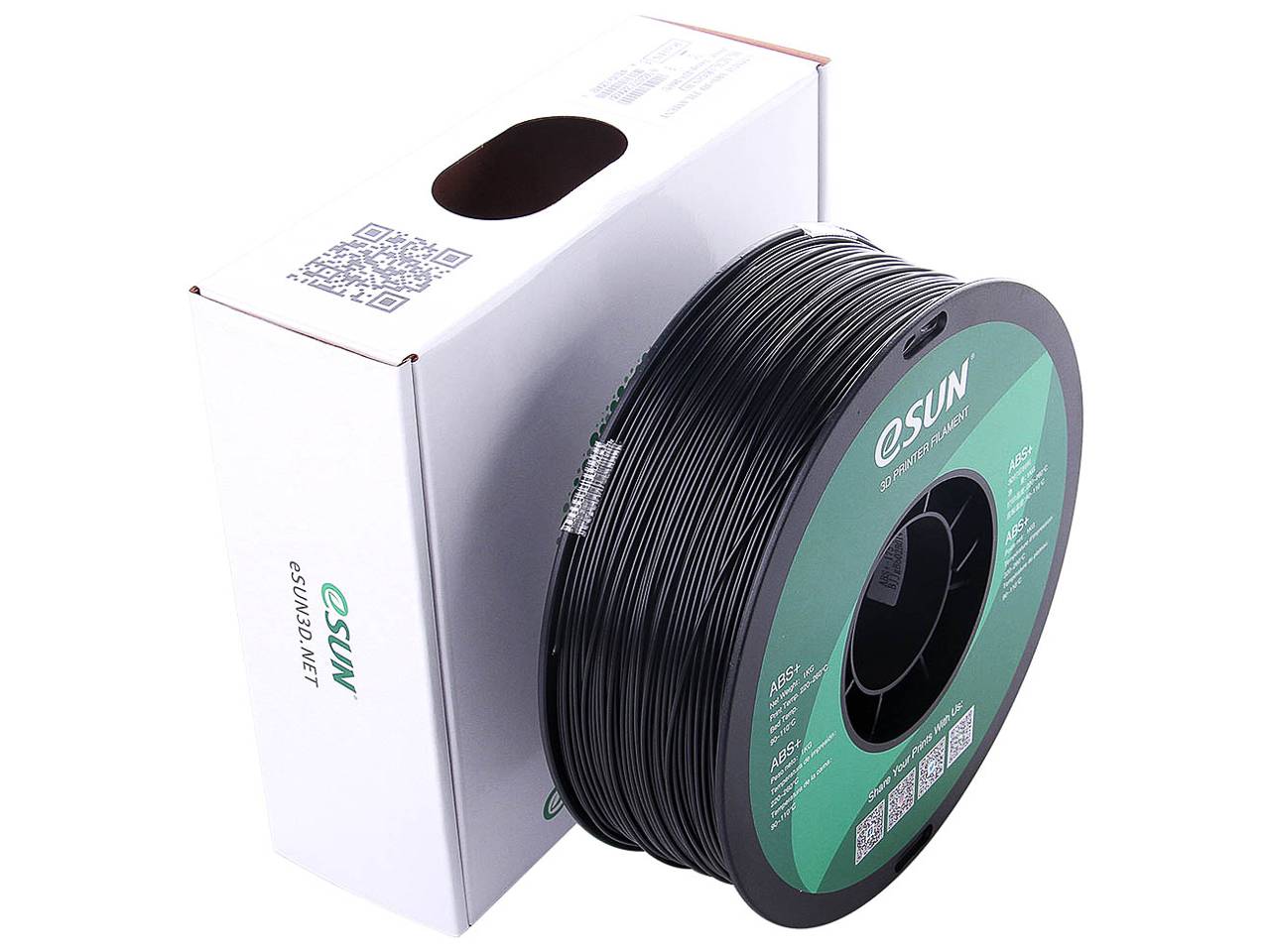 eSUN ABS+ Black, 1,75 mm / 1000 g