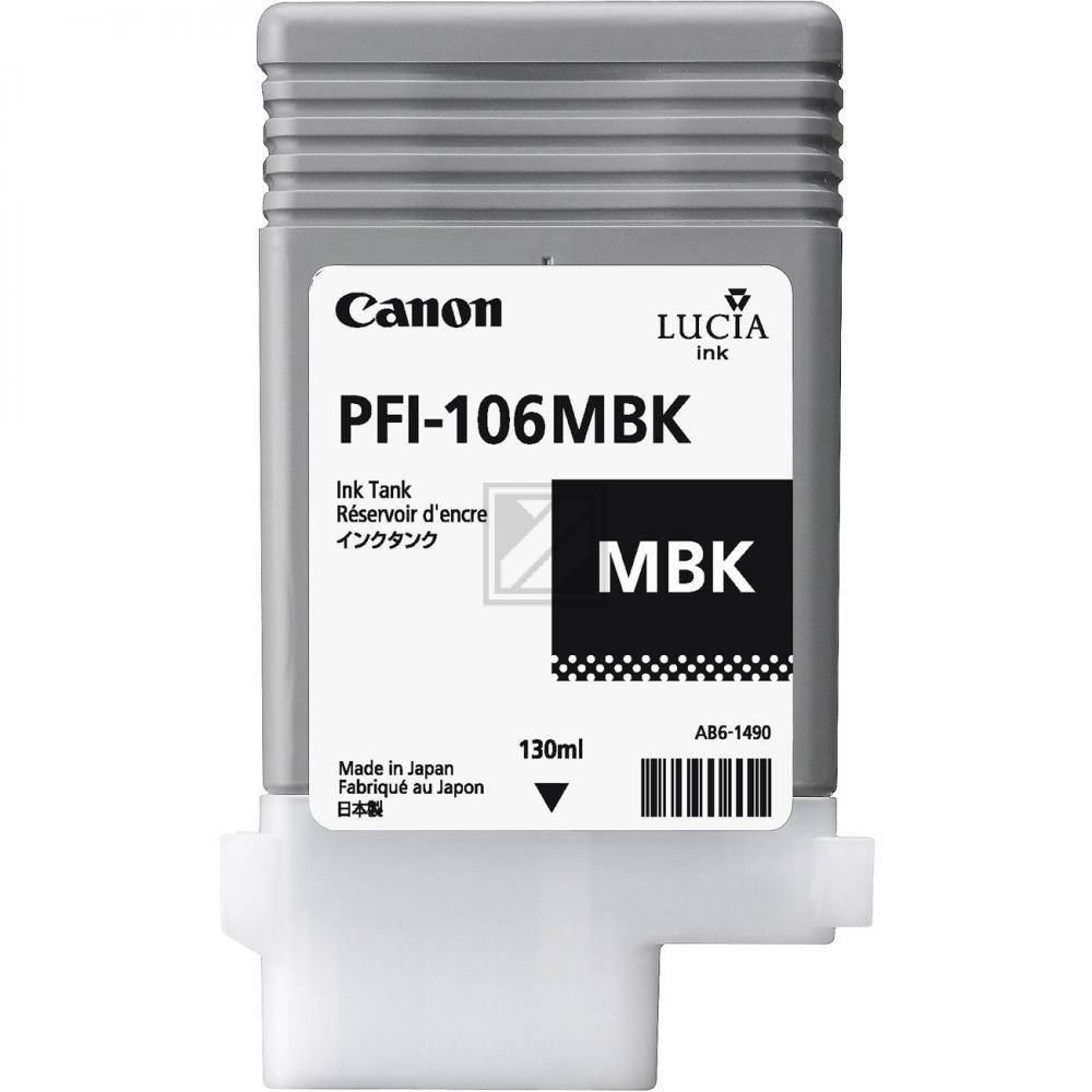 PFI106Mbk Canon IPF6300 Tinte magentatt Black 6620B001 130ml