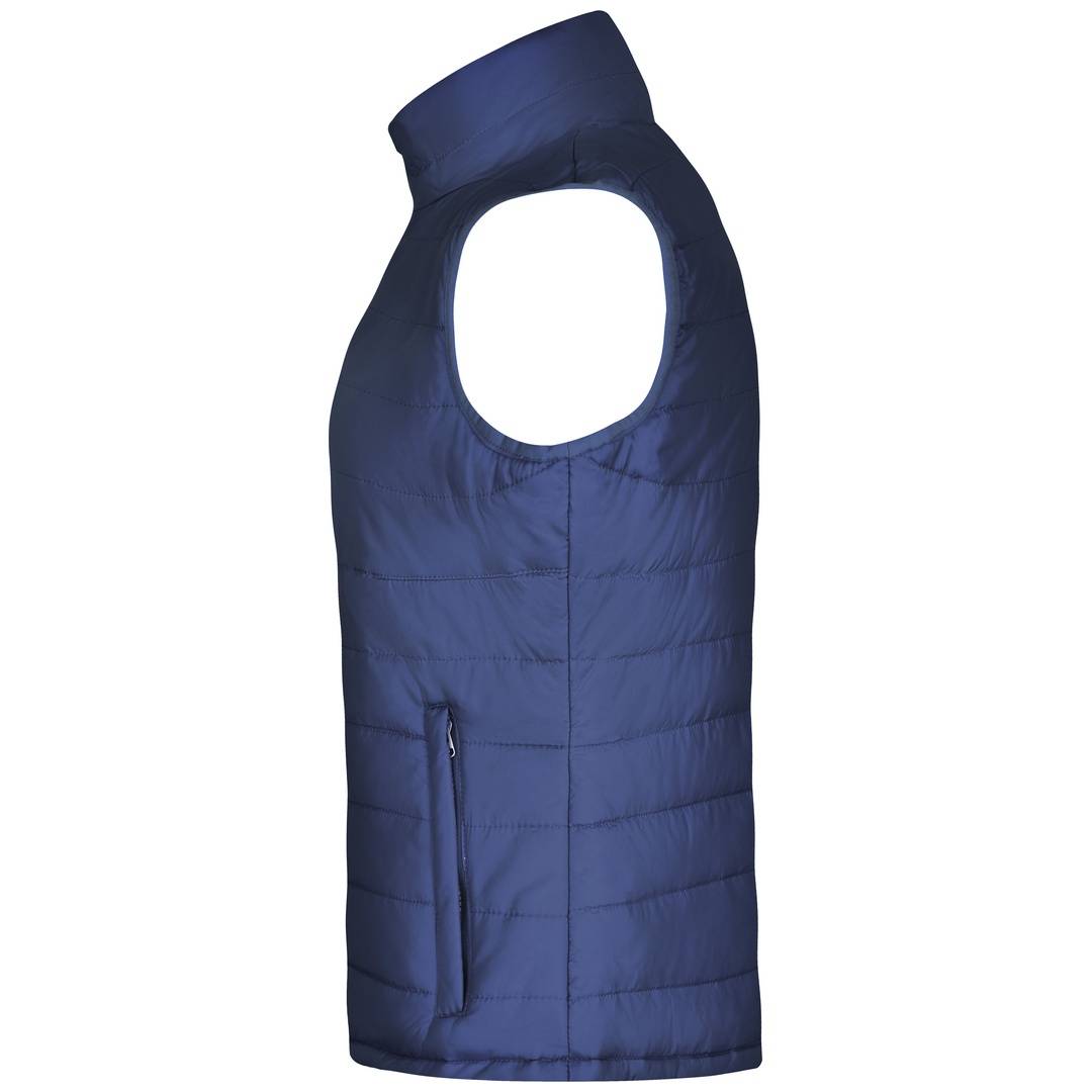 James & Nicholson leichte, wattierte Damensteppweste JN1135 Gr. L navy